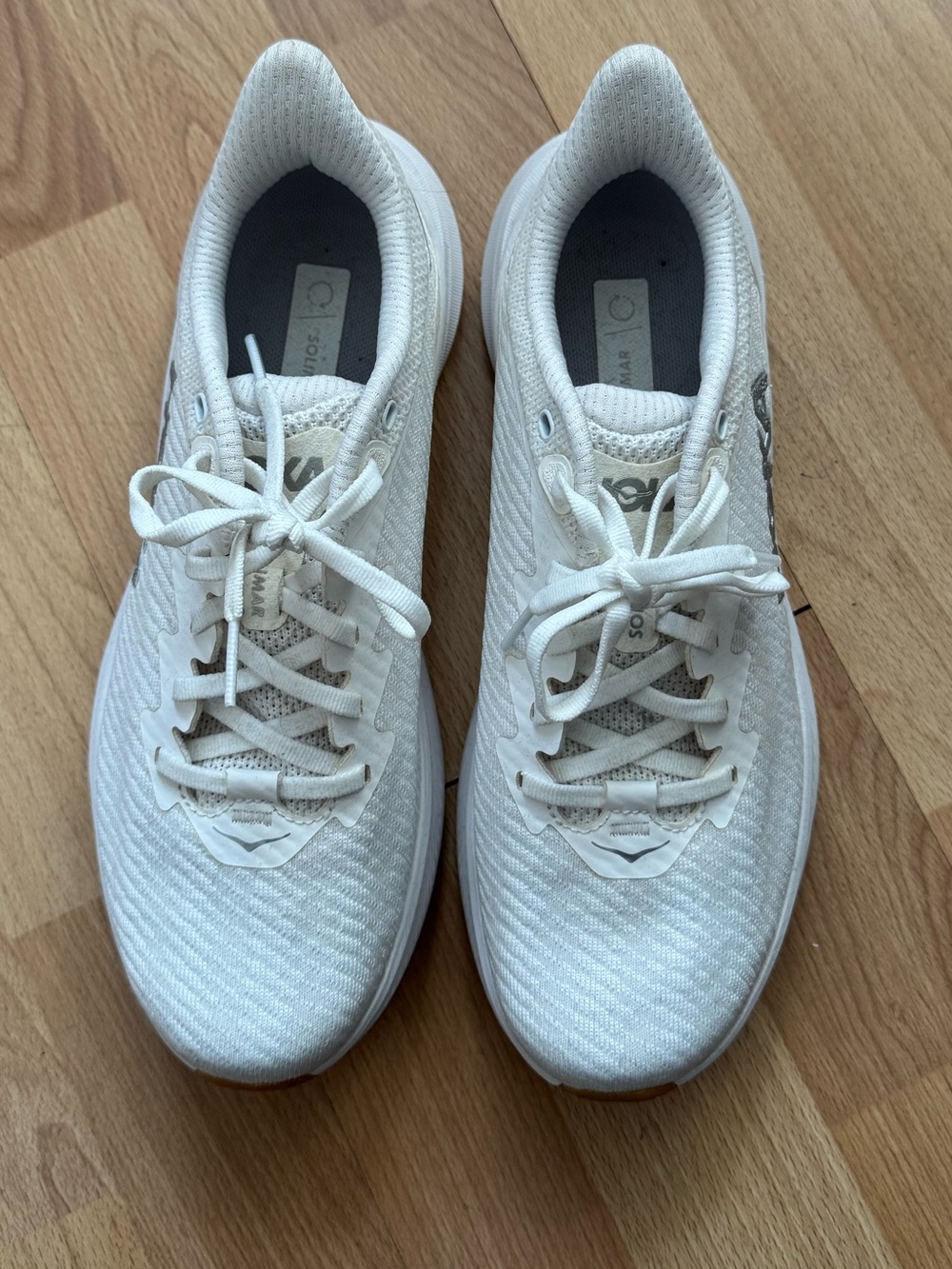 Hoka White Solimar Shoes - Picture 2 of 5